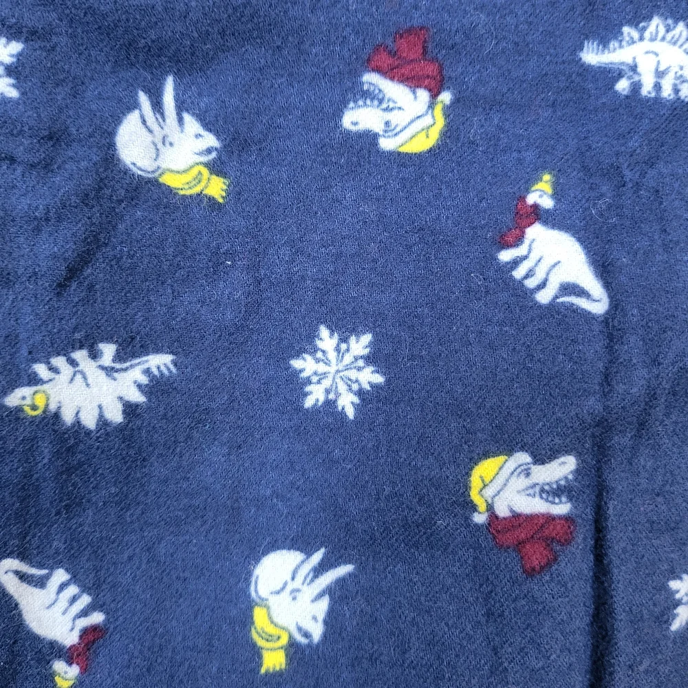 365 Kids Garanimals Boys Navy Dinosaur Pattern Long Sleeve Button Shirt Sz 7 New